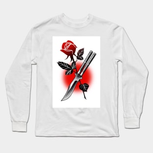 Flower and knife Long Sleeve T-Shirt